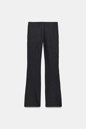 Noir Pinstripe Halter Set