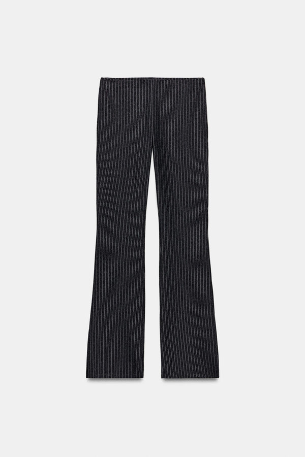 Noir Pinstripe Halter Set