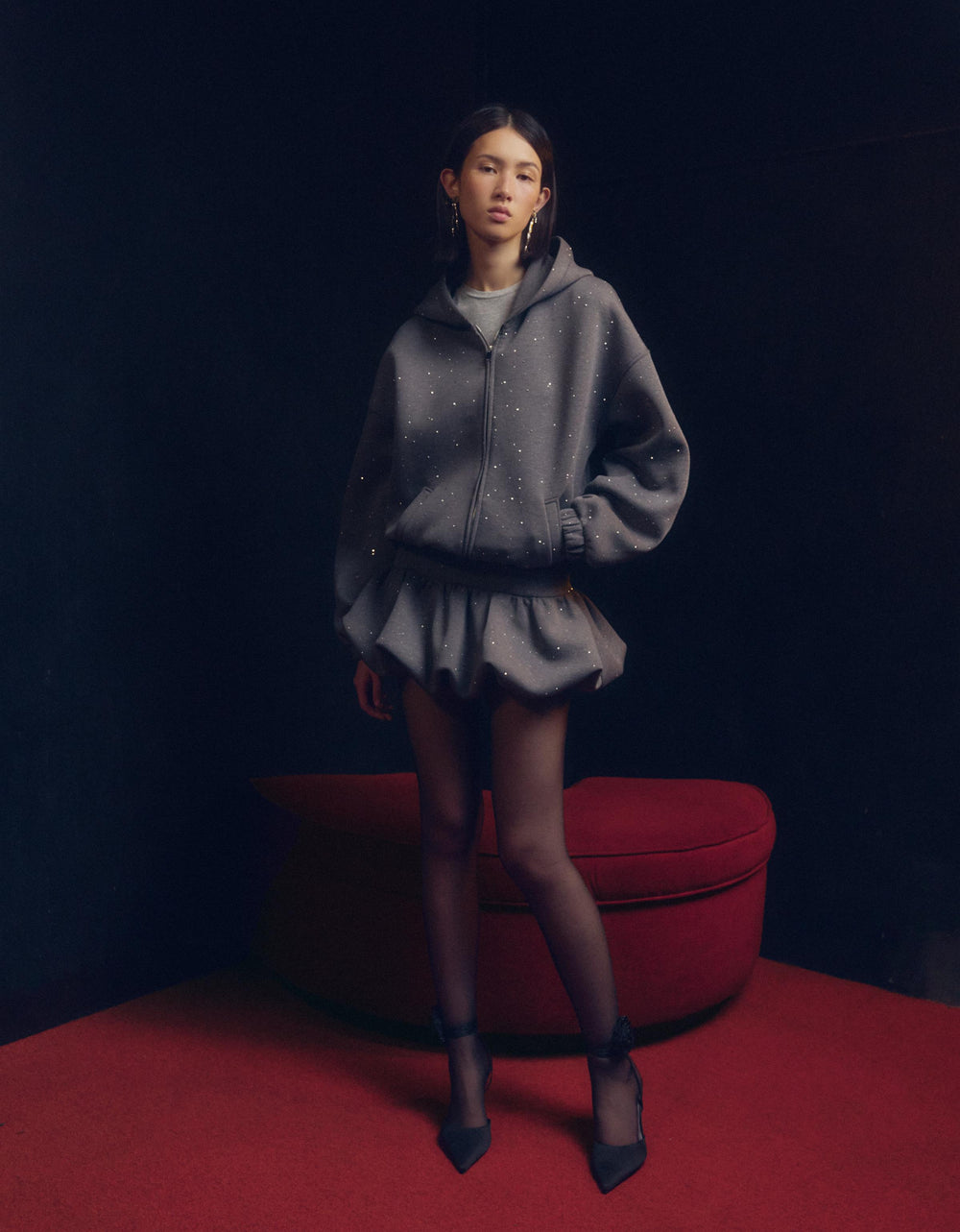 Stardust Zip Hoodie Set