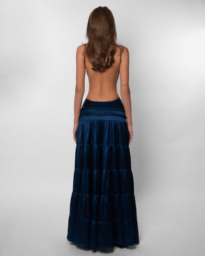 Midnight Flow Maxi Dress
