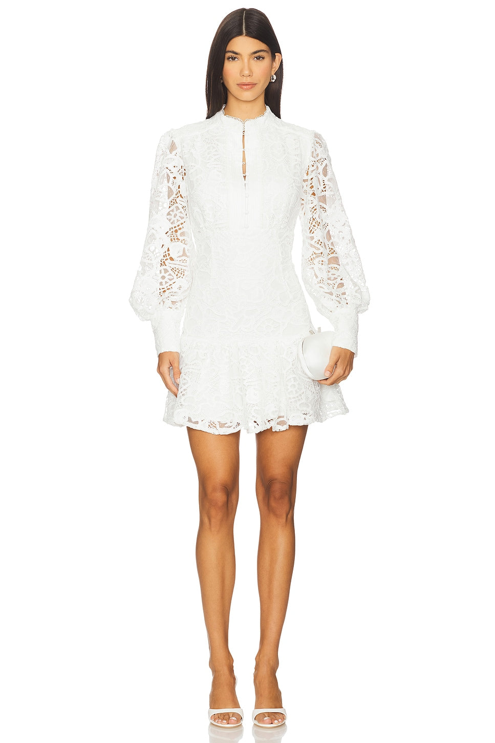 Elara Lace Mini Dress