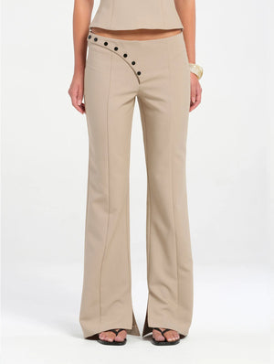 Saddle Snap Flare Pant