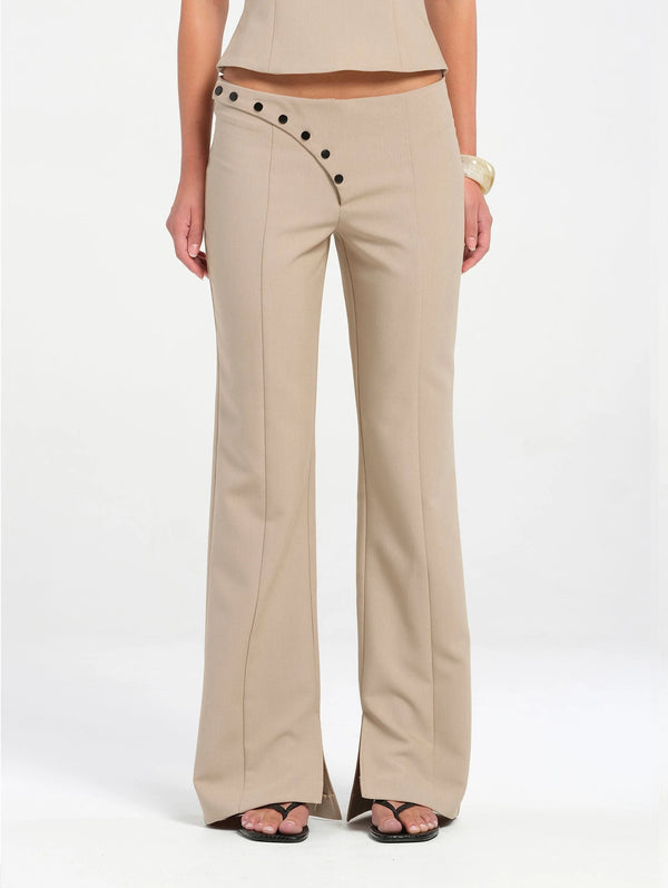 Saddle Snap Flare Pant