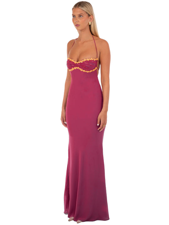 Rosé Riviera Gown