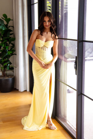 Lemon Corset Gown